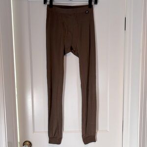 Helly Hansen dry fly long underwear pants in brown